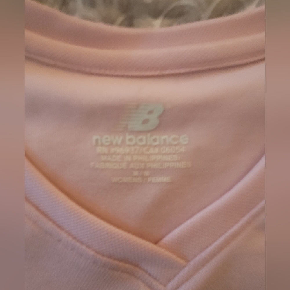 New Balance Women's Pink Breast Cancer Workout Shirt